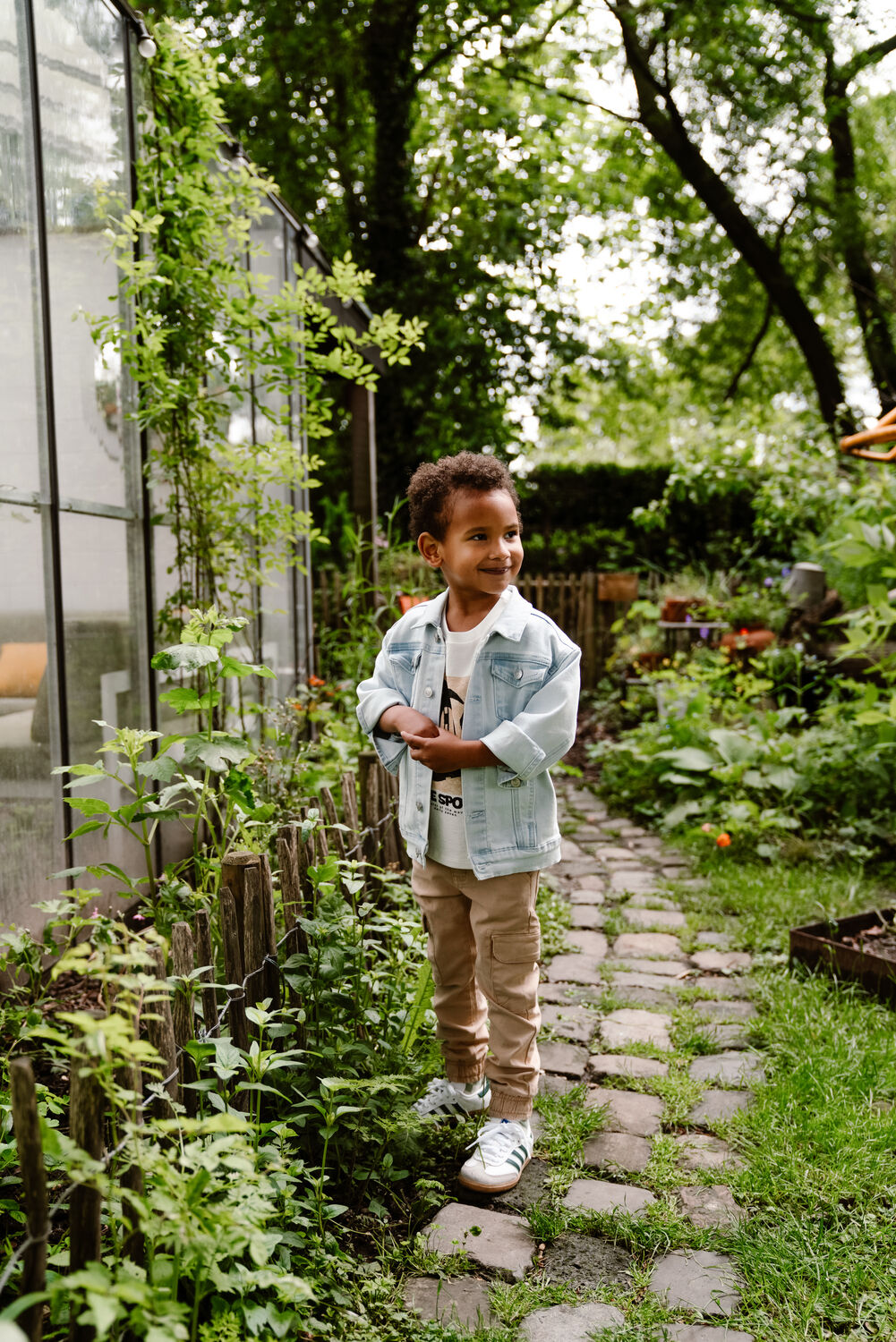 Beige DAILY7 Jogginghose CARGO TWILL PANTS - large