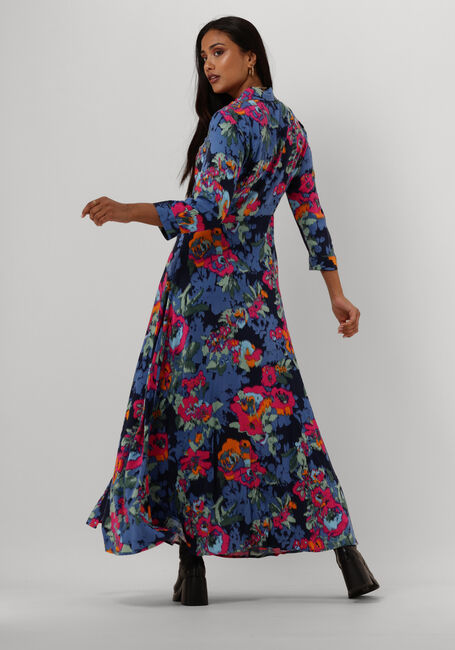 Blaue Y.A.S. Maxikleid YASSAVANNA LONG SHIRT DRESS - large
