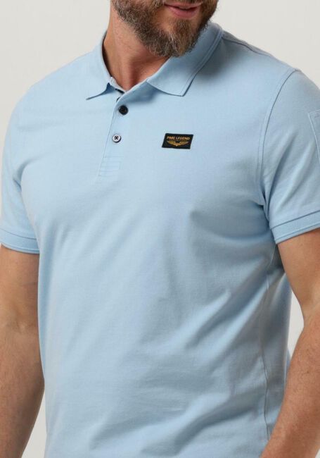 Hellblau PME LEGEND Polo-Shirt SHORT SLEEVE POLO TRACKWAY POLO - large