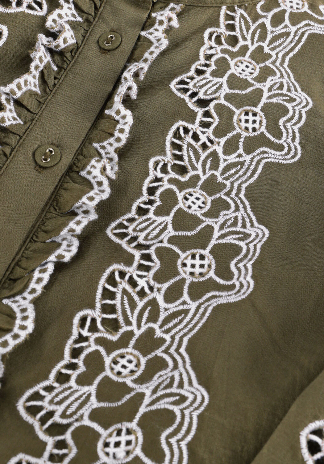 Gr&uuml;ne Y.A.S. Minikleid YASMURIS LS SHIRT DRESS S. - large