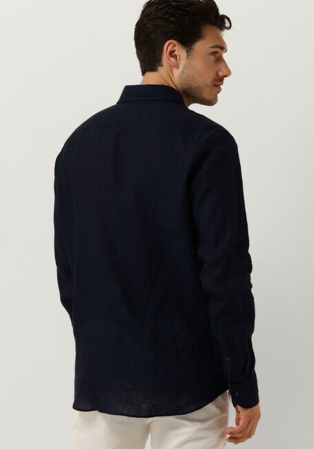 Dunkelblau PROFUOMO Casual-Oberhemd SHIRT X-CUTAWAY SC LINNEN - large
