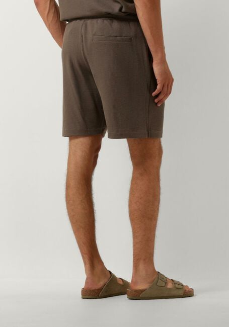 Braune WOODBIRD Kurze Hose WBBOMMY WAFFEL SHORTS - large