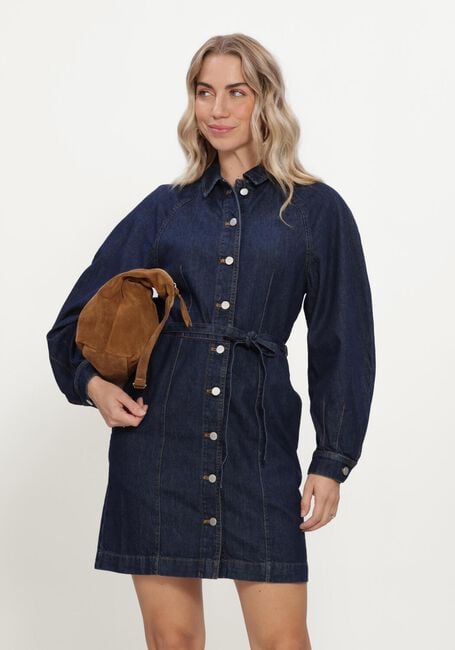 Dunkelblau MSCH COPENHAGEN Minikleid MSCHSANA LIS DENIM SHIRT DRESS - large