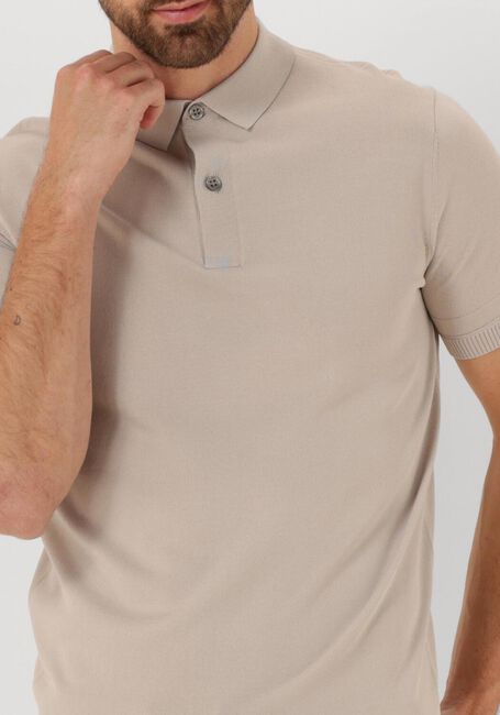 Beige GENTI Polo-Shirt POLO BUTTON SS K2046-1260 - large