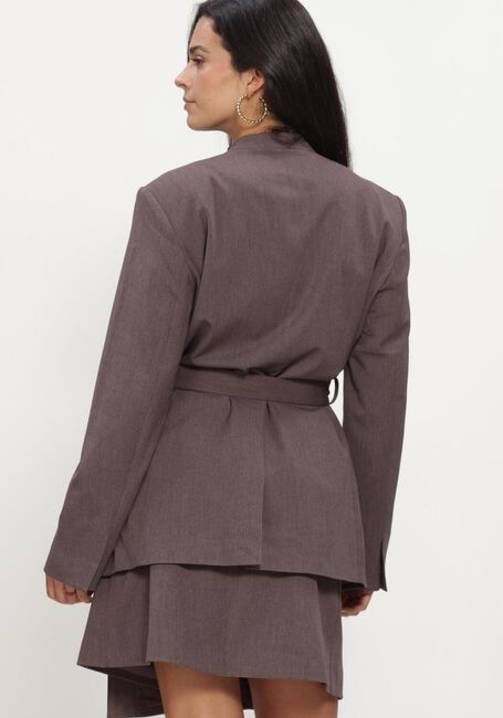 Braune OBJECT Blazer OBJLISA LO L/S BELT BLAZER - large