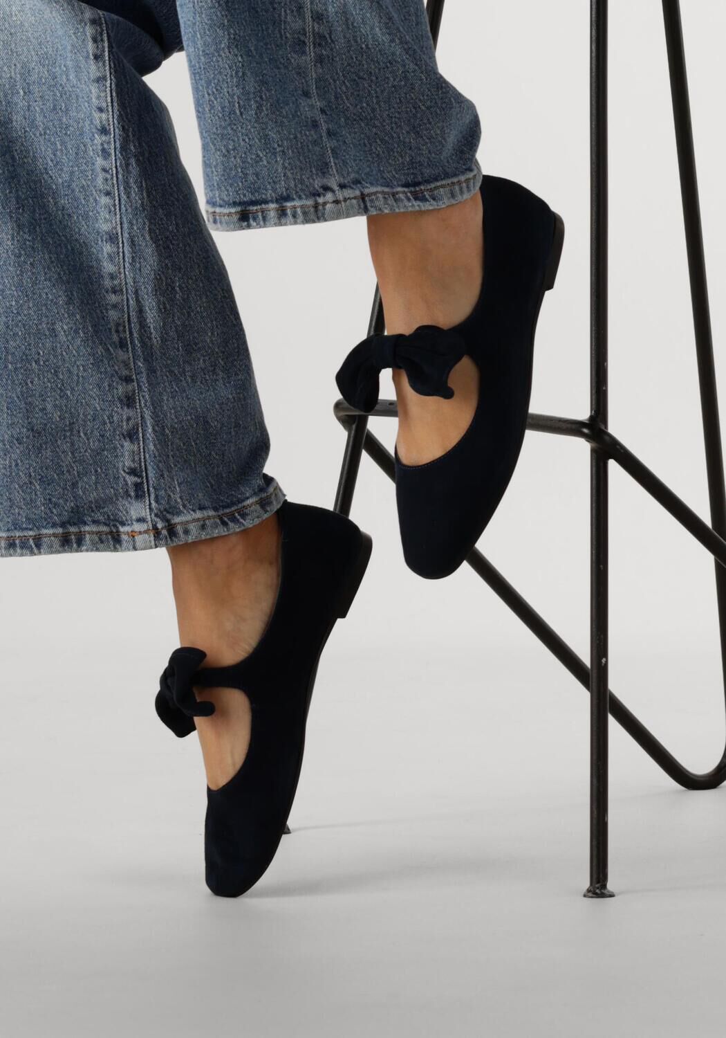 Blaue STEFANO LAURAN Ballerinas BAILARINA LAZO - large