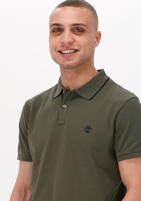 Grüne TIMBERLAND Polo-Shirt SS MILLERS RIVER - large