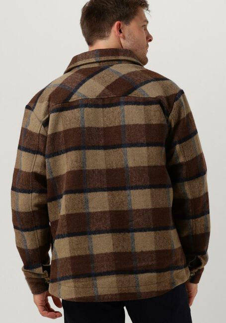 Braune SELECTED HOMME Overshirt SLHARCHIVE OVERSHIRT B NOOS - large