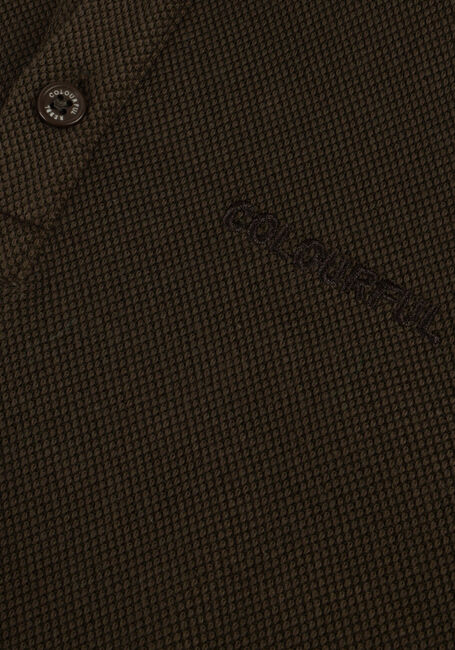 Grüne COLOURFUL REBEL Polo-Shirt UNI STRUCTURE POLO LONGSLEEVE - large