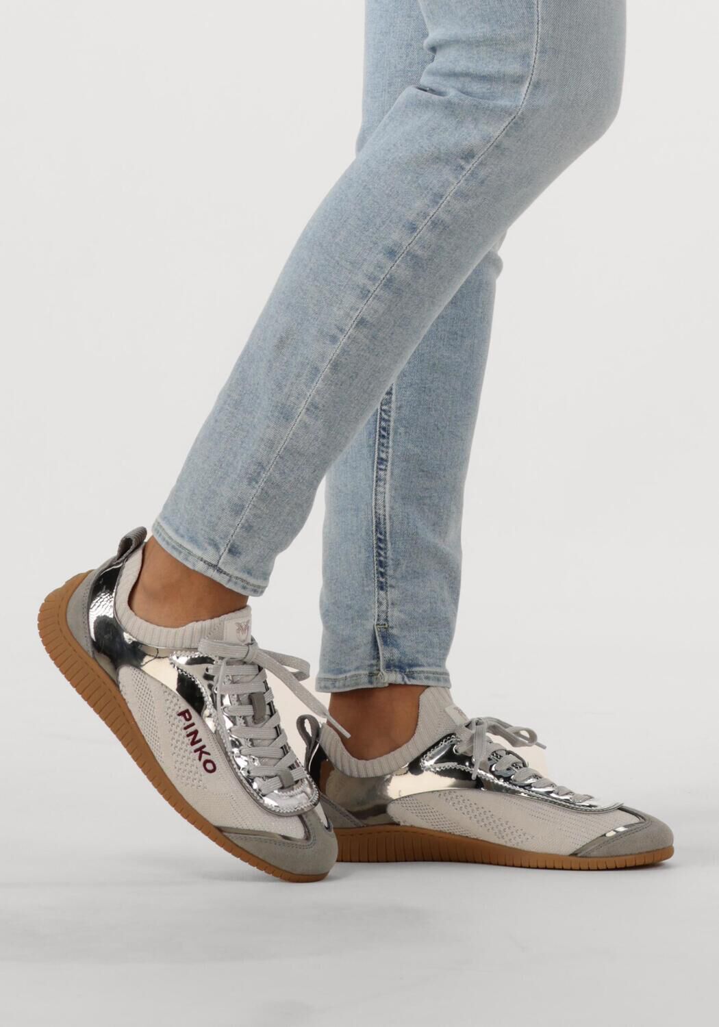 Silberne PINKO Sneaker Low REBY 03 - large