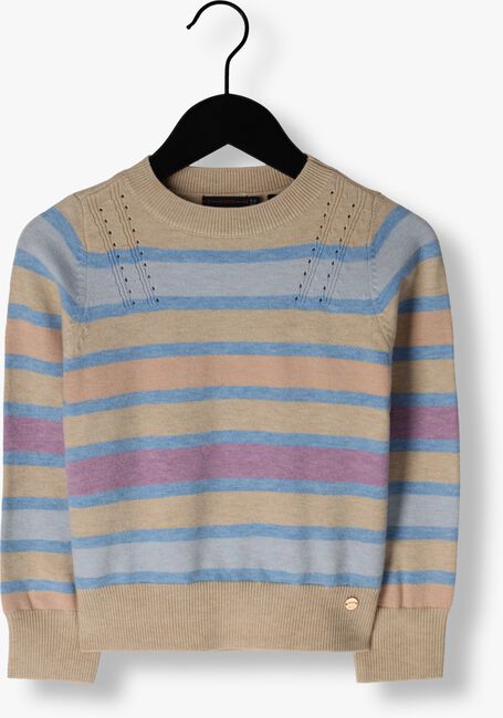 Sand NONO Pullover K-SOFT GIRLS STRIPED KNITTED SWEATER SAND - large