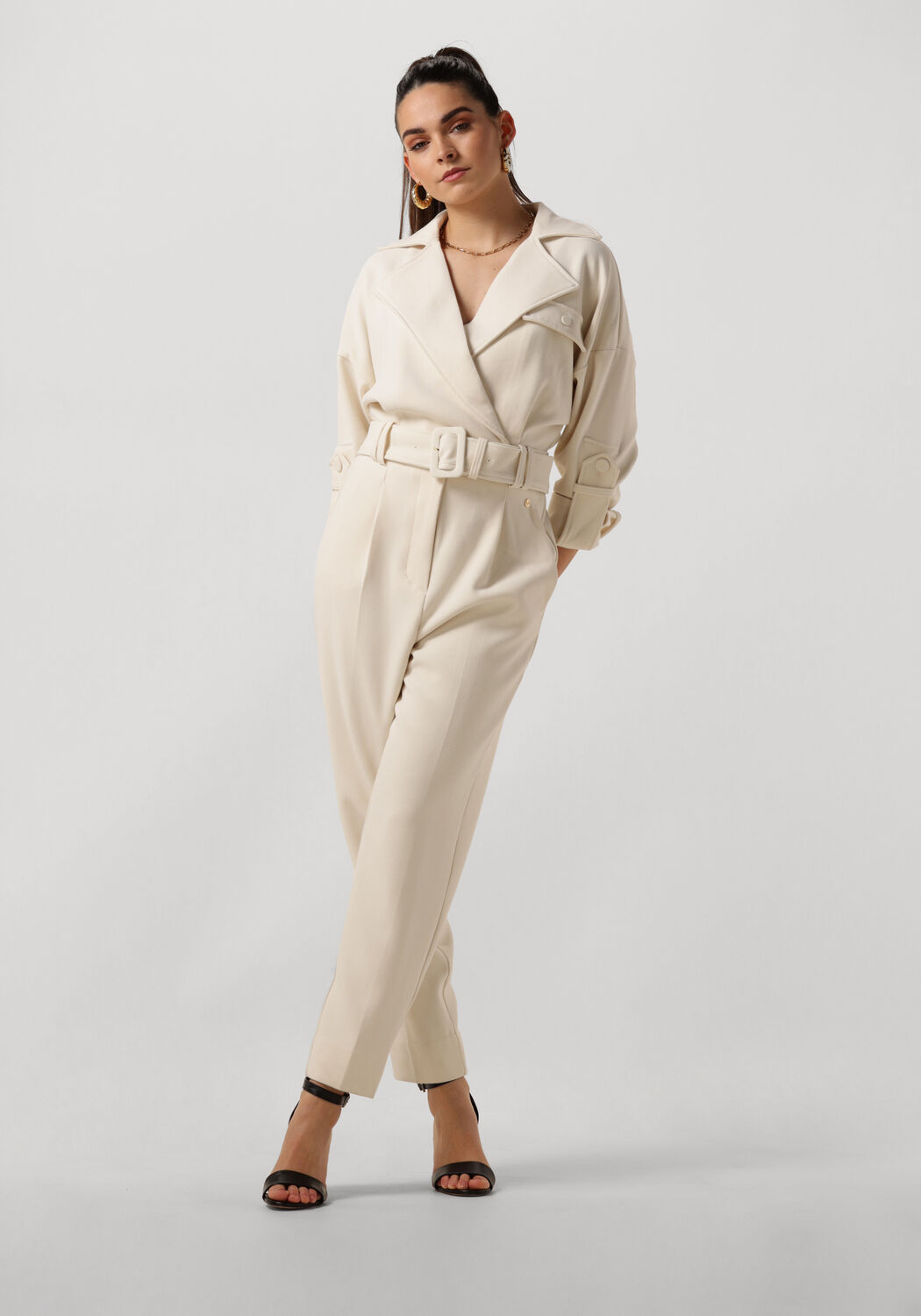 Creme jumpsuit online