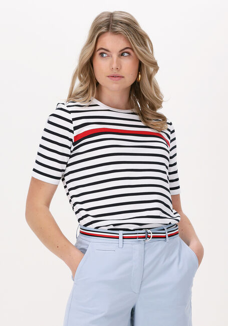 Blaue TOMMY HILFIGER T-shirt REGULAR GBL STP C-NK - large