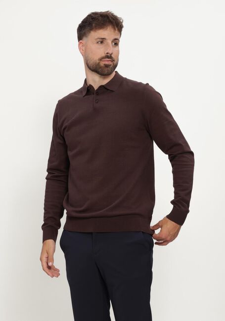 Braune SAINT STEVE Polo-Shirt BEREND-S - large