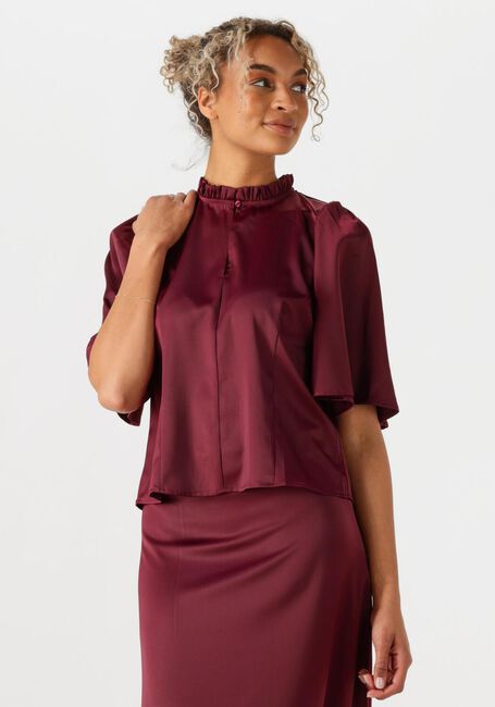 Bordeaux CO'COUTURE Blusen ADNACC OPEN BACK SS BLOUSE - large