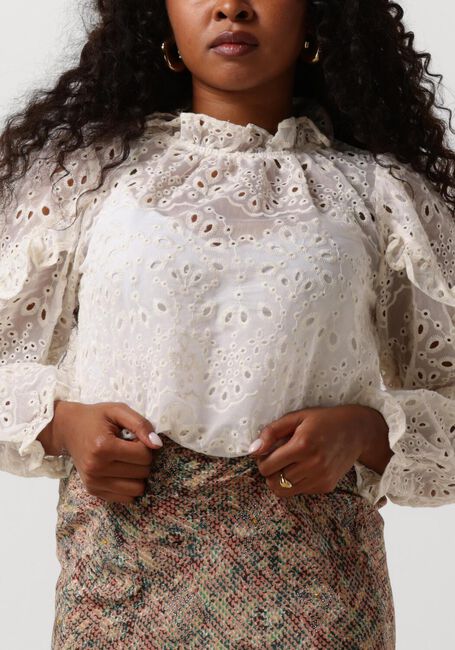 Nicht-gerade weiss NEO NOIR Blusen NADIRA EMBROIDERY BLOUSE - large