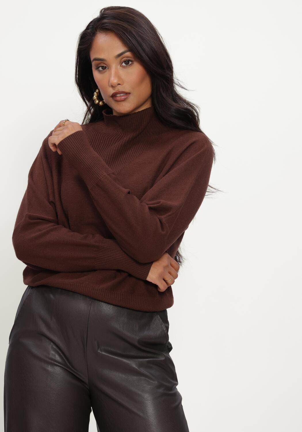 Braune CAROLINE BISS Pullover 4241 - large