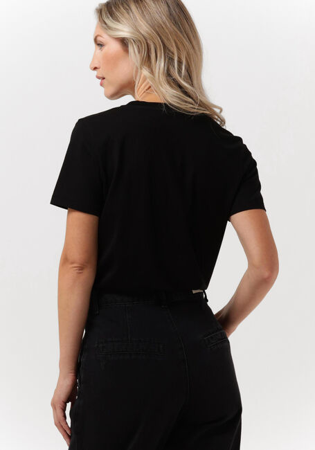 Schwarze SELECTED FEMME T-shirt SLFMYESSENTIAL SS O-NECK TEE - large