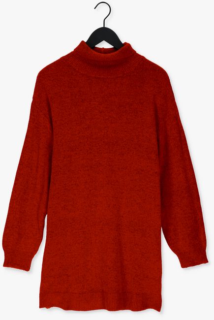Rote NA-KD Minikleid HIGH NECK KNITTED MINI DRESS - large
