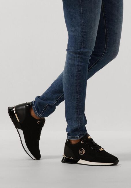 Schwarze MEXX Sneaker Low GITTE GLITTER - large