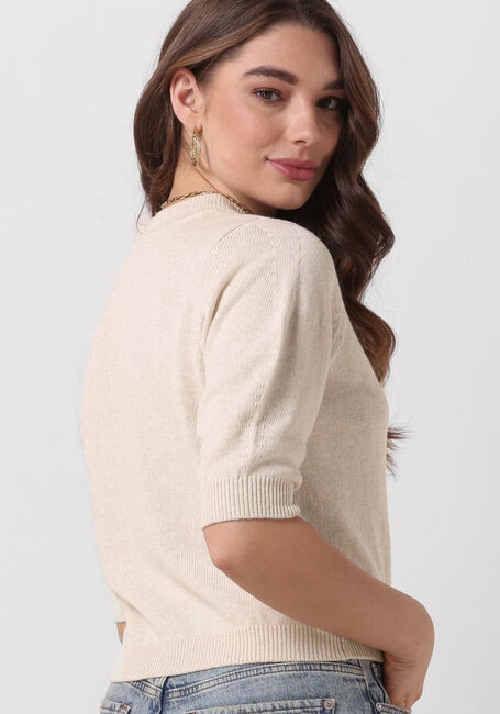 Sand KNIT-TED T-shirt FLEUR - large