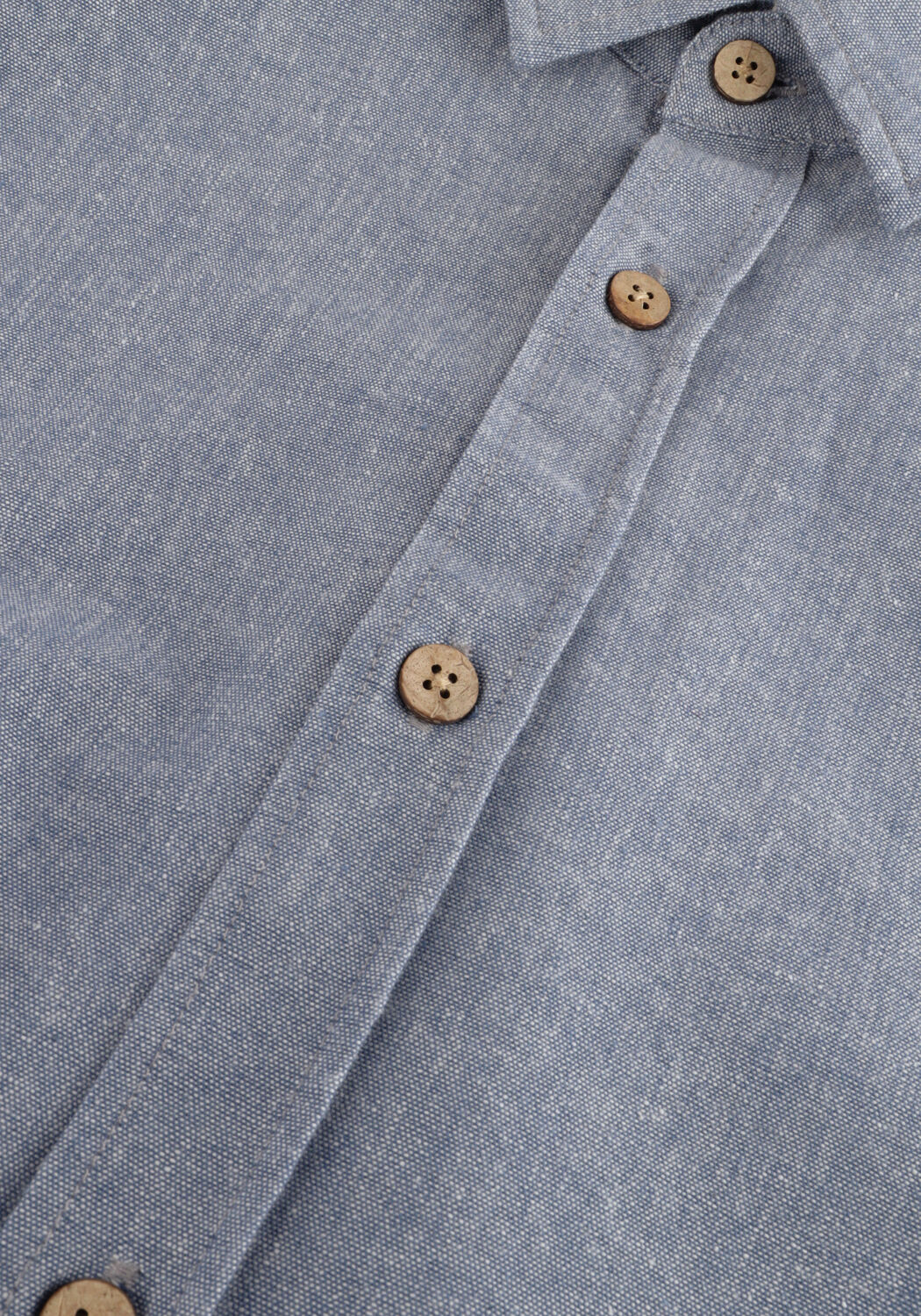 Blaue ANERKJENDT Casual-Oberhemd AKLOUIS L/S LINEN SHIRT - large