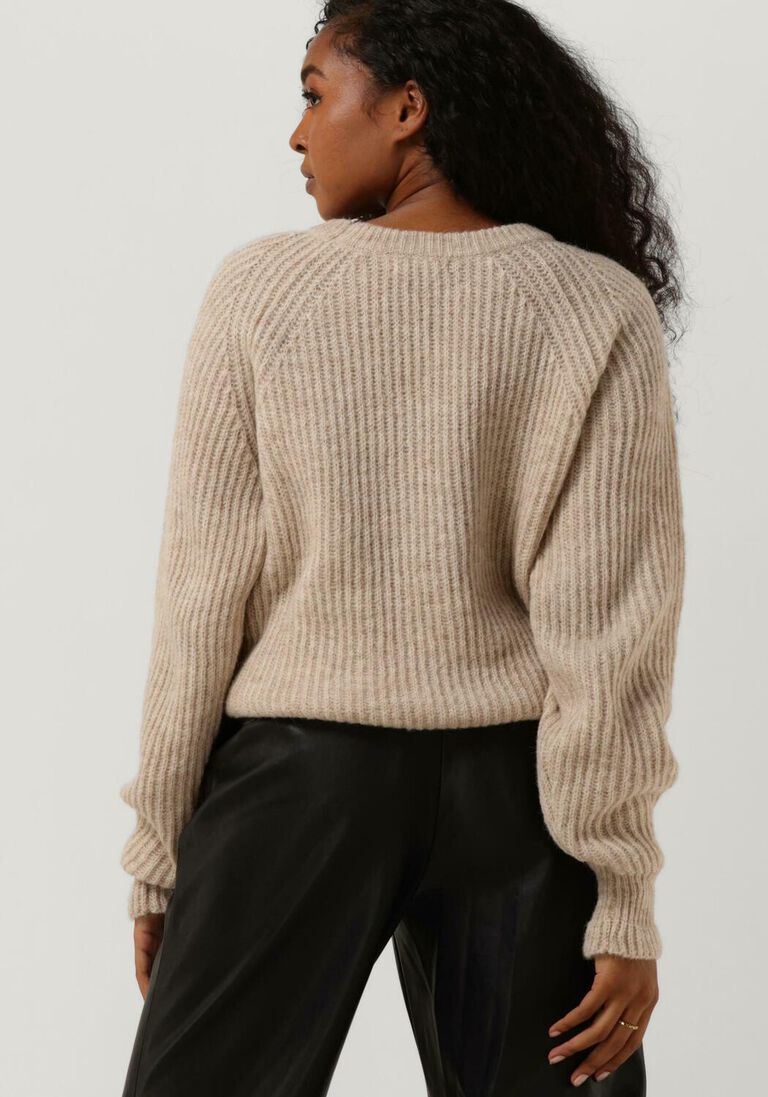 ecru notre-v pullover knit button nv-azra OE7690