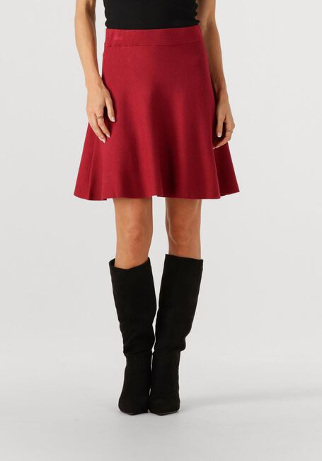 Rote Y.A.S. Minirock YASFONNY HW KNIT SKIRT S. - large