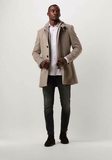 Beige PROFUOMO Casual-Oberhemd PPUH10026 - large