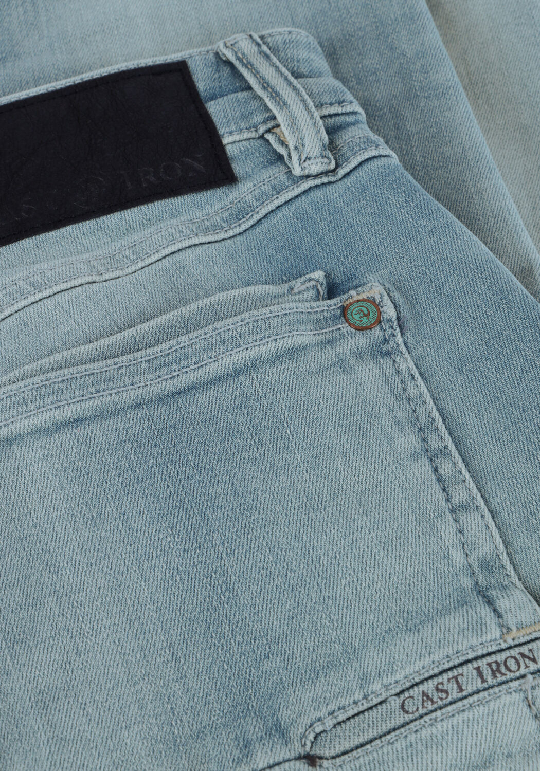 Blaue CAST IRON Tapered jeans SHIFTBACK TAPERED FADED GREEN TONE - large