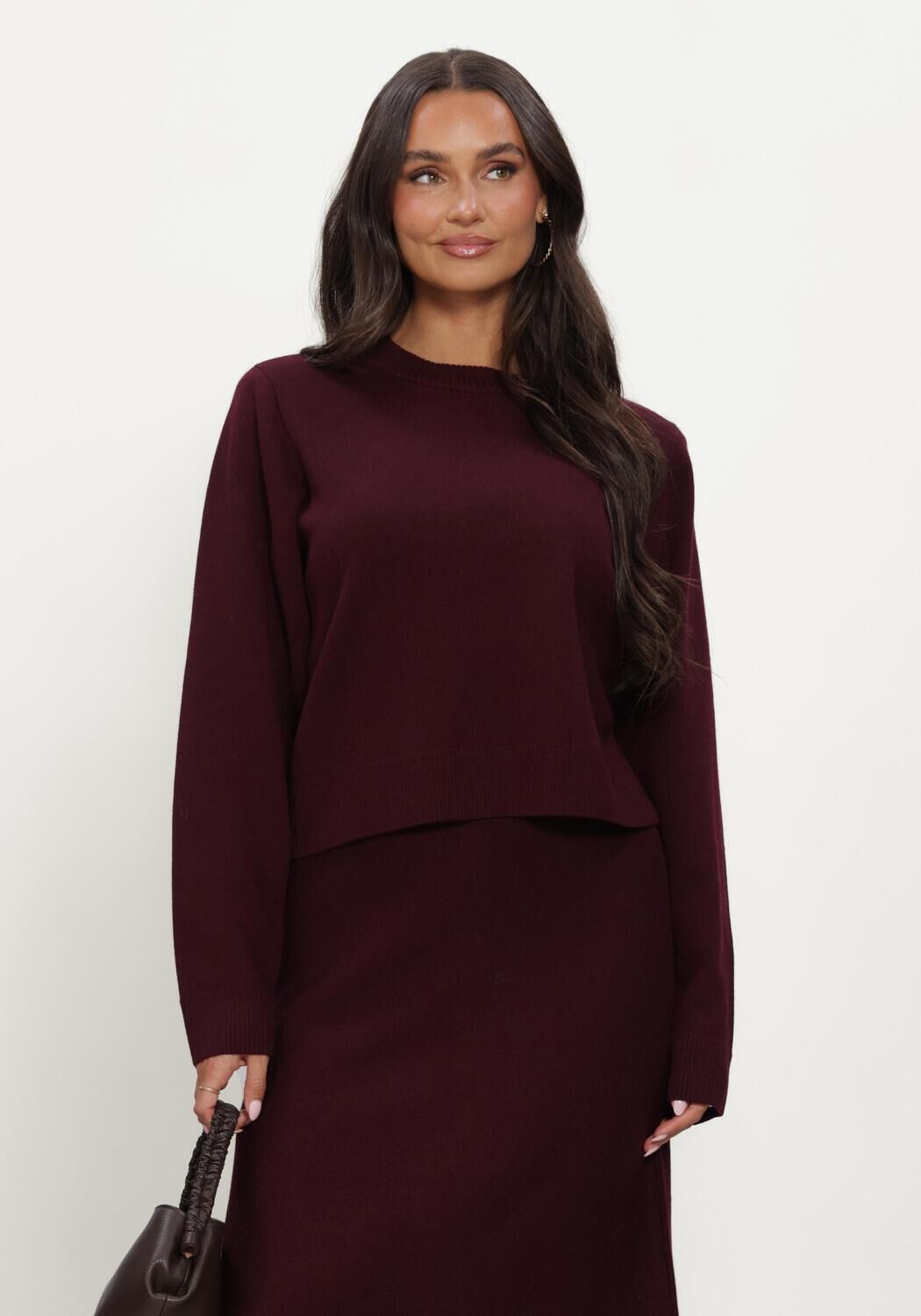 Bordeaux TWIST & TANGO Pullover KELLY KNITTED SWEATER - large