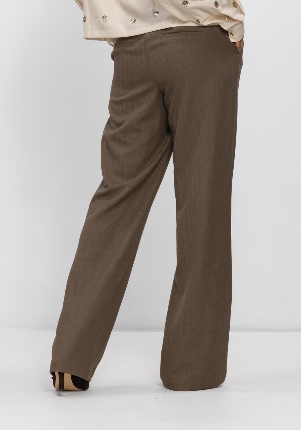Braune NUKUS Weite Hose JILL PANTS - large