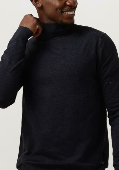 Dunkelblau SCOTCH & SODA Rollkragenpullover REGULAR FIT ESSENTIALS TURTLE IN ECO VERO - large