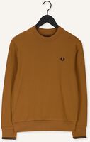 Camelfarbene FRED PERRY Pullover CREW NECK SWEATSHIRT Camelfarbene FRED PERRY Pullover CREW NECK SWEATSHIRT - medium