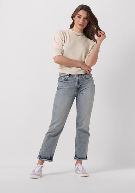 Sand KNIT-TED T-shirt FLEUR - large