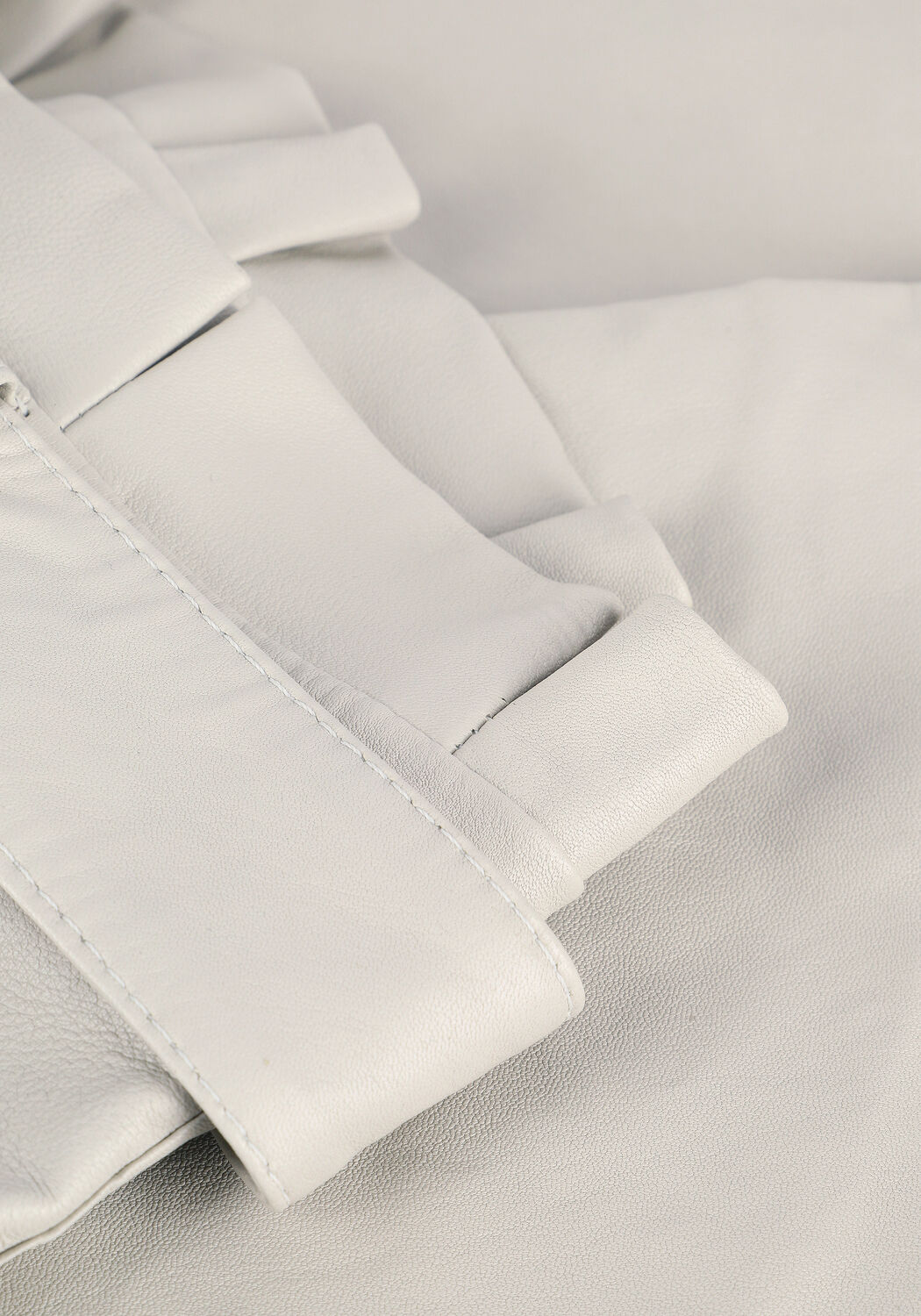 Nicht-gerade weiss EST'SEVEN Hose EST'PAPER BAG STRETCH LEATHER - large