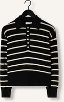 Schwarze MODSTRÖM Pullover MALVAMD STRIPE POLO Schwarze MODSTRÖM Pullover MALVAMD STRIPE POLO - medium