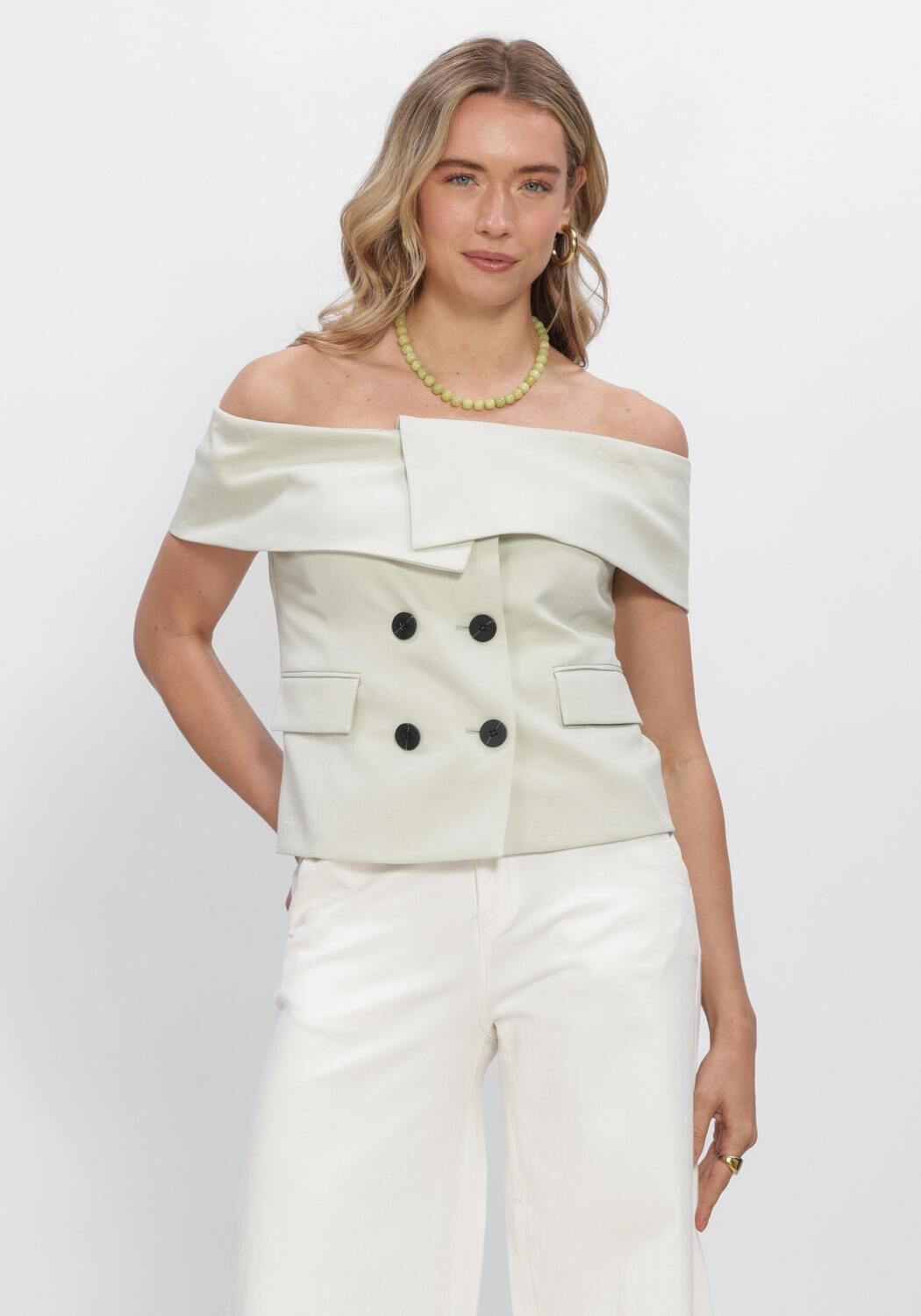 Gr&uuml;ne COPENHAGEN MUSE Gilet CMIVANNA-WAISTCOAT - large