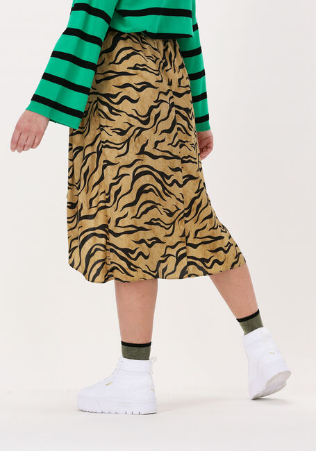 Camelfarbene SCOTCH & SODA Midirock LOOSE FIT ORGANIC COTTON SKIRT - large