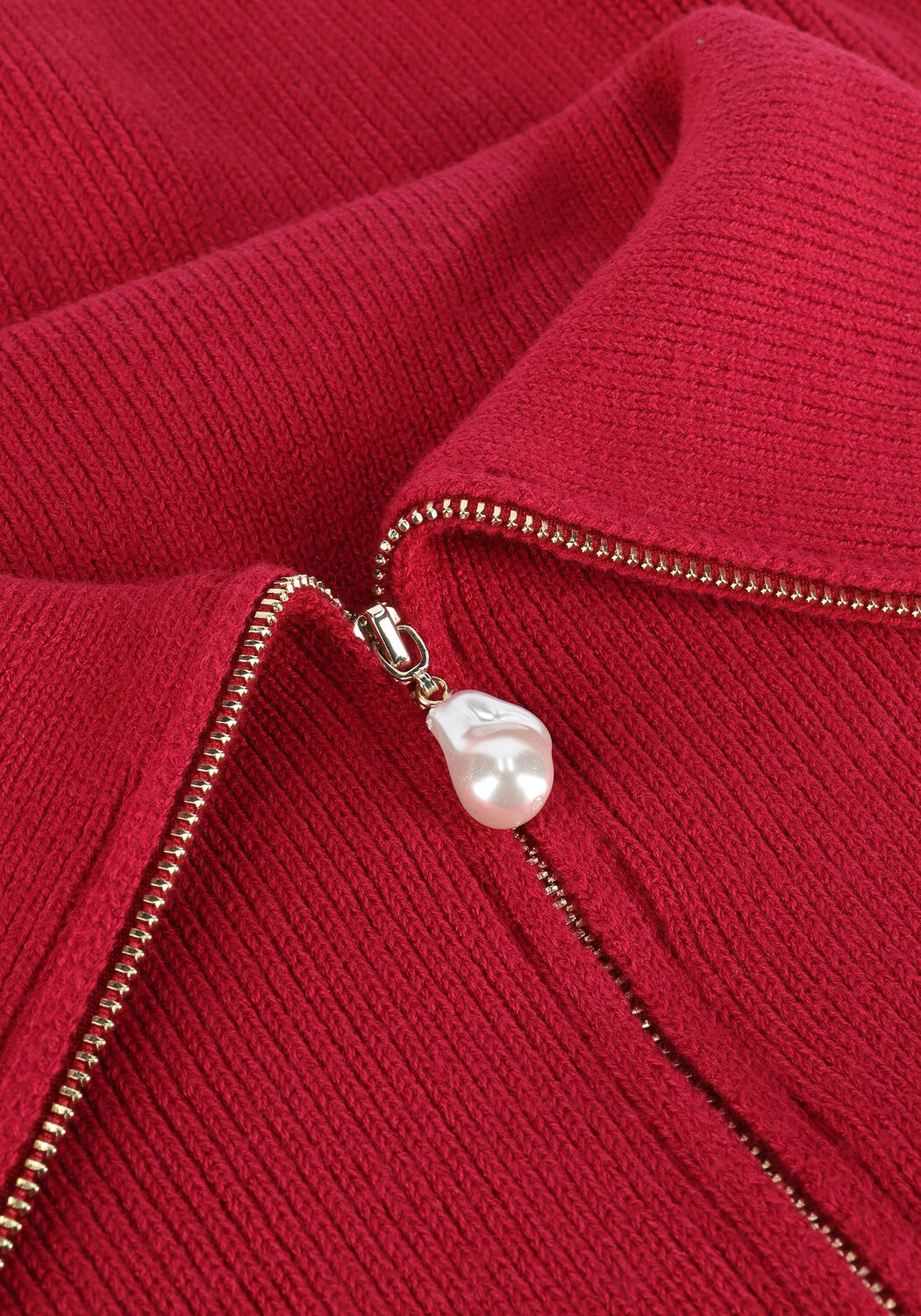 Rote CATWALK JUNKIE Pullover KN CERISE - large