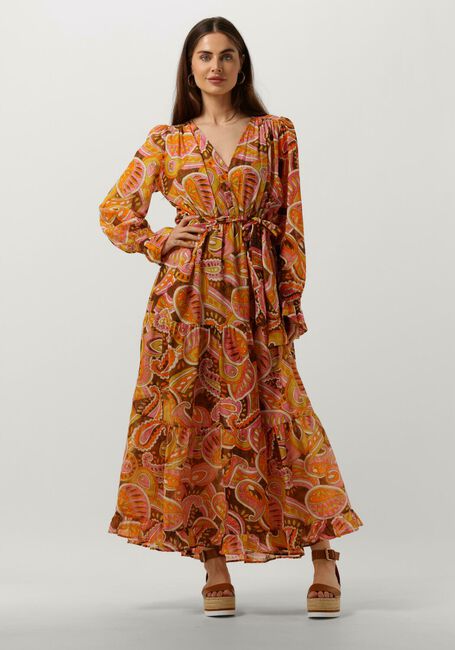 Orangene DEVOTION Maxikleid MARTSELO - large