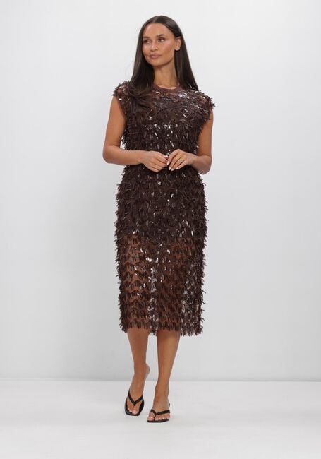Braune HAUTE L'AMITI&Eacute; Kleider LIMONE DRESS - large