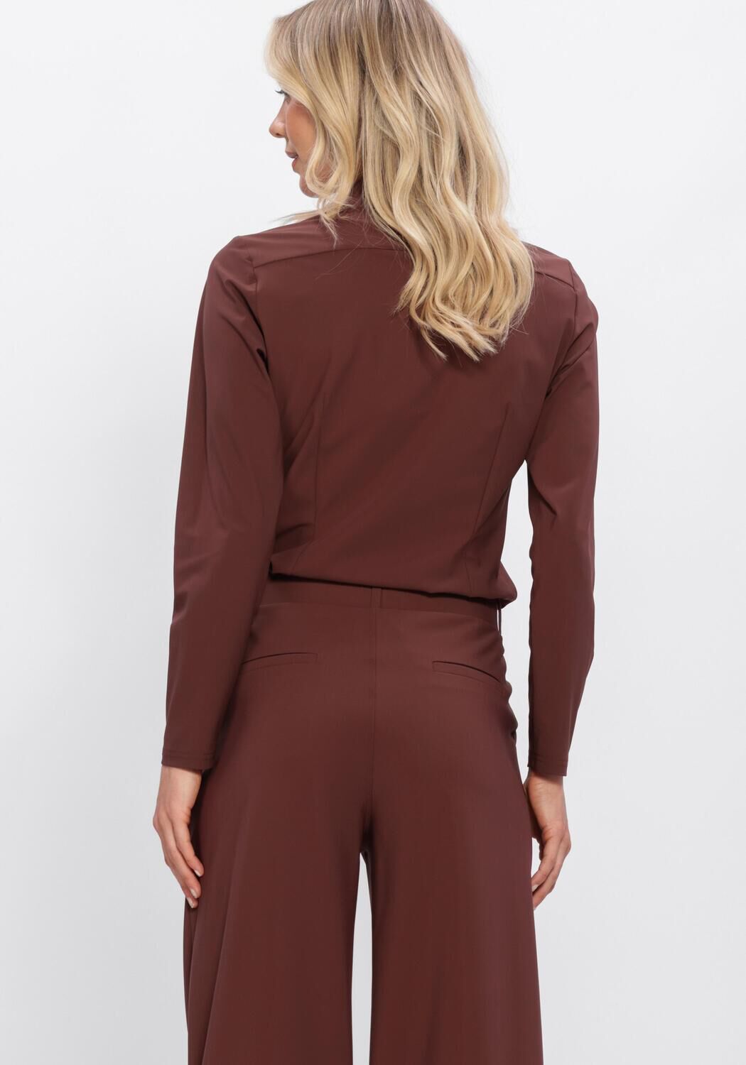 Braune STUDIO ANNELOES Top Poppy blind shirt - large