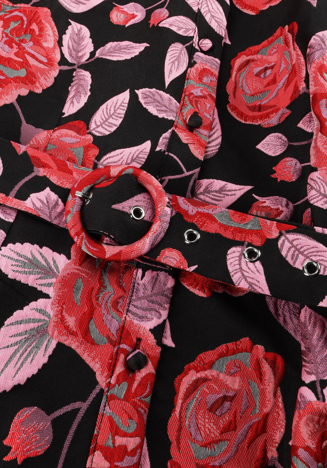 Mehrfarbige/Bunte Y.A.S. Minikleid YASKARI LS JACQUARD DRESS - large