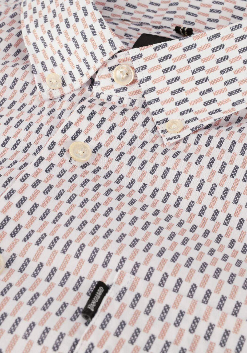 Nicht-gerade weiss VANGUARD Klassisches Oberhemd LONG SLEEVE SHIRT PRINT ON POPLIN STRETCH - large