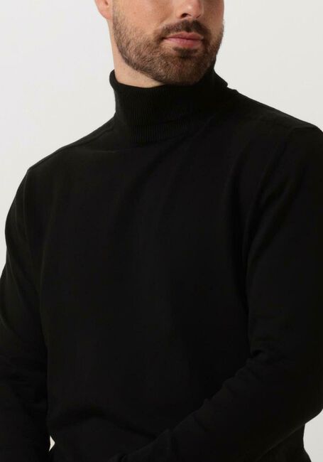 Schwarze SELECTED HOMME Rollkragenpullover SLHBERG ROLL NECK NOOS - large