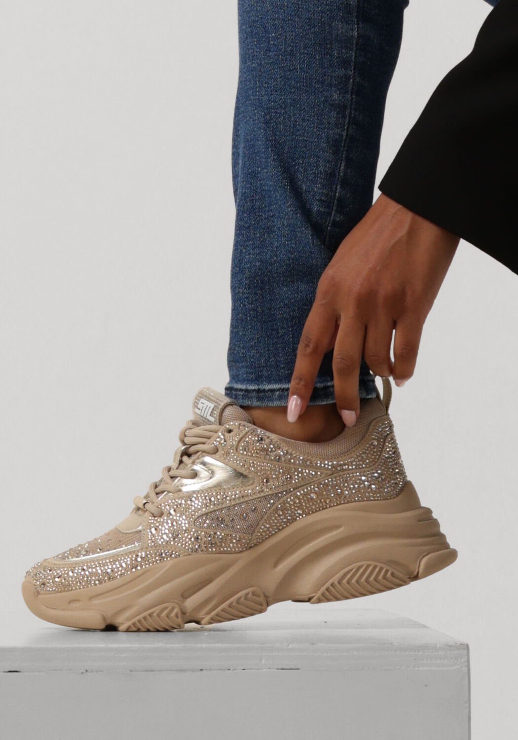 Beige STEVE MADDEN Sneaker Low PRIVY - large