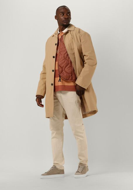 Beige SELECTED HOMME Regenjacke SLHDALTON MAC COAT W - large