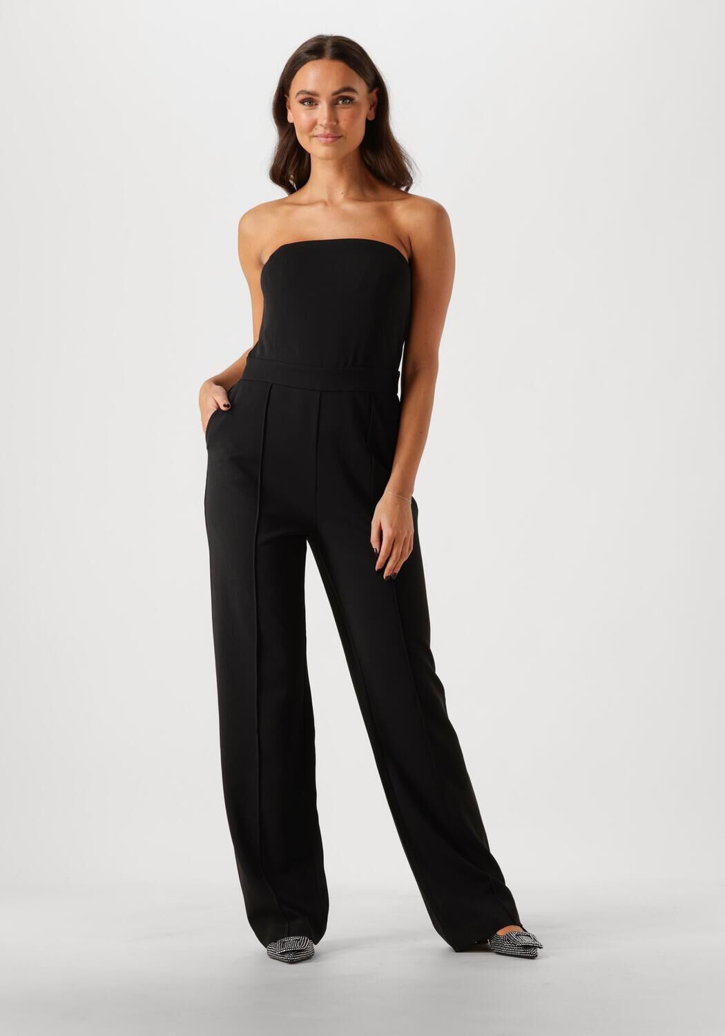 Black suit jumpsuit new arrivals