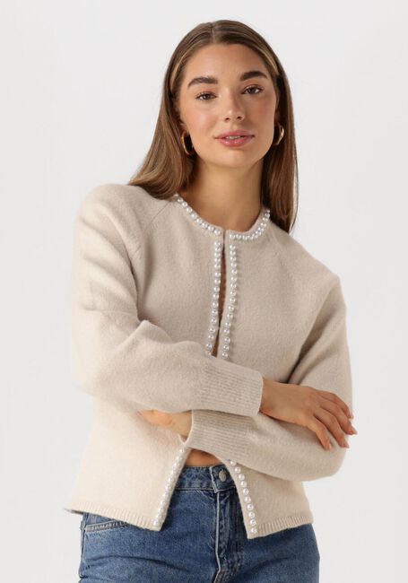 Creme NEO NOIR Strickjacke LILLY PEARL KNIT CARDIGAN - large